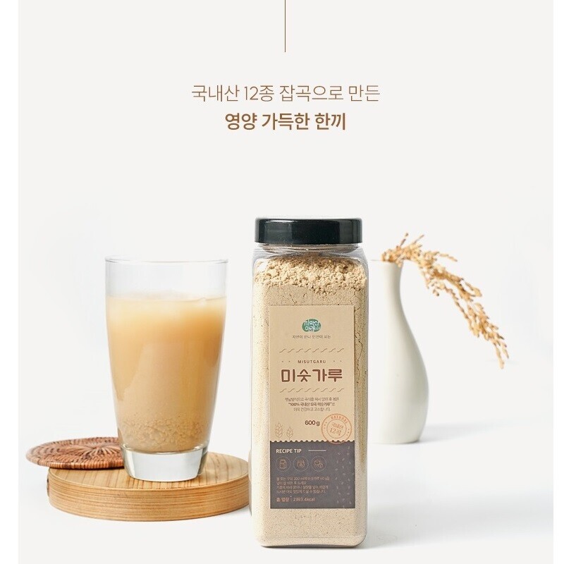 강원더몰,[금빛장터 춘천]연과미소 쪄서말린 12곡 미숫가루 600g